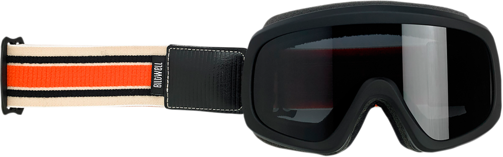 BILTWELL Overland 2.0 Goggles - Racer - Black/Orange/Cream 2111-5102-005