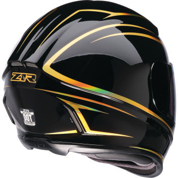 Z1R Jackal Helmet - Foil - Black/Gold - 2XL 0101-18409