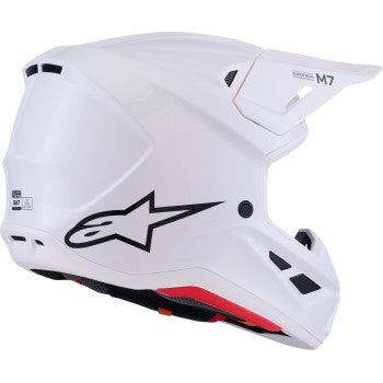 ALPINESTARS SM7 Helmet - Solid - Gloss White - Small 8301426-2180-S