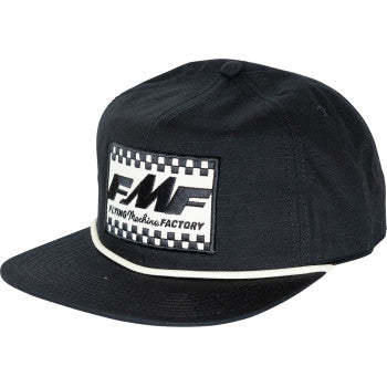 FMF Flyer Ripstop Hat - Black SU25196905BLK