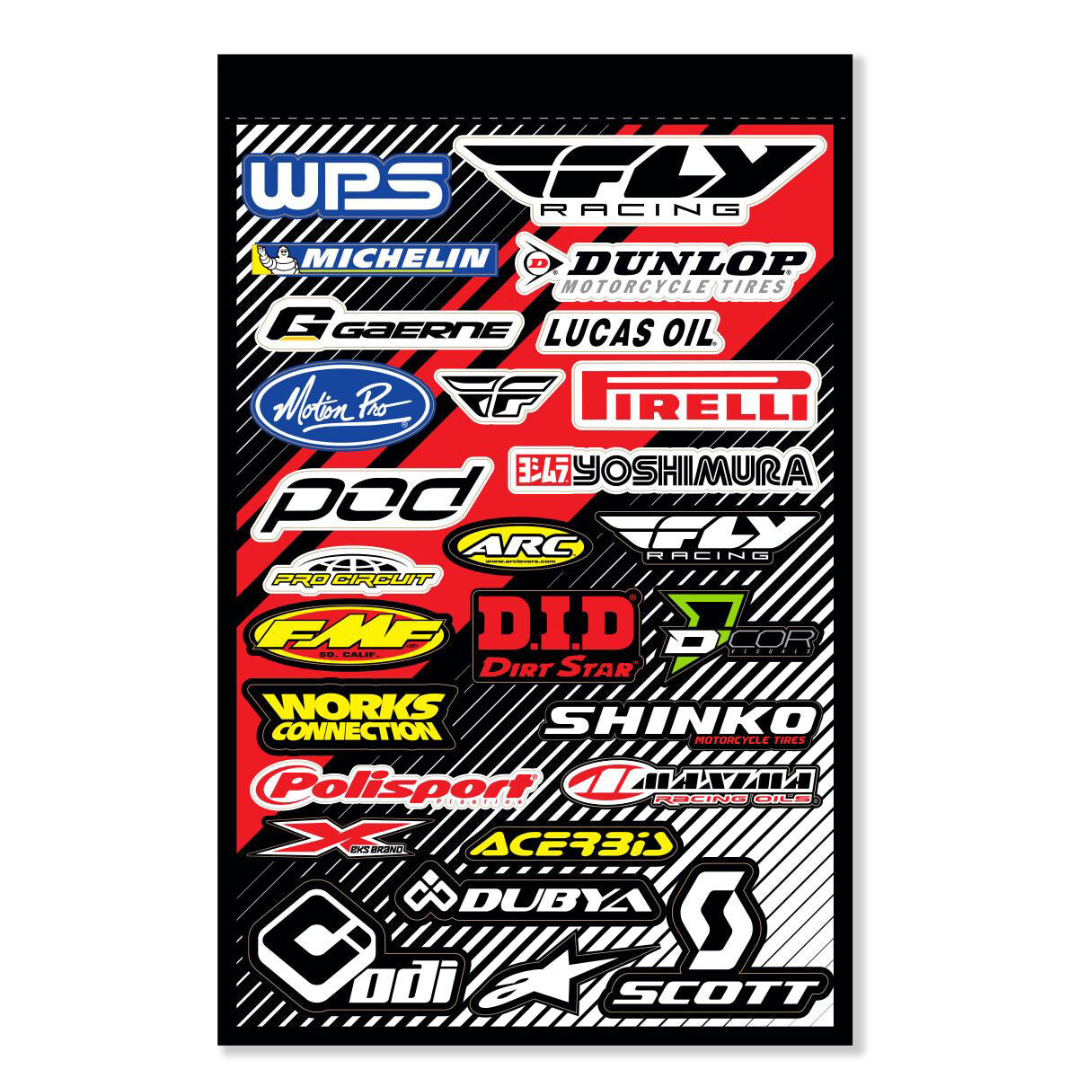 D-COR Decal Sheet Wps 4 Mil 40-90-602