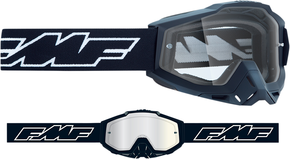 FMF PowerBomb Goggles - Rocket - Black - Clear F-50036-00001 2601-2972