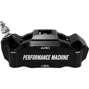 PERFORMANCE MACHINE (PM) Radial Mount Caliper - Front Left - Black Anodized 0052-2427-MB