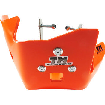 T.M. DESIGNWORKS Skid Plate - Orange - Gas Gas | Husqvarna | KTM KHLG-362-OR