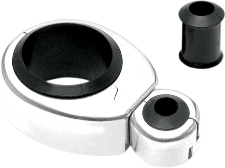 MOTION PRO Cable Clamp - Single - 1-1/8" Mounting Diameter - Chrome 11-1943