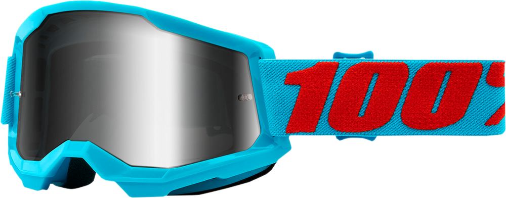 100% Strata 2 Goggles - Summit - Silver Mirror 50028-00011