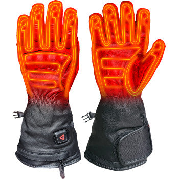 GERBING HEATED CLOTHING 7 V Hard Knuckle Battery Heated Gloves - Black - XL GERGVHK7VBXL