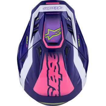 ALPINESTARS SM7 Helmet - Deed - Gloss Purple/Pink - 2XL 8302426-3142-XXL