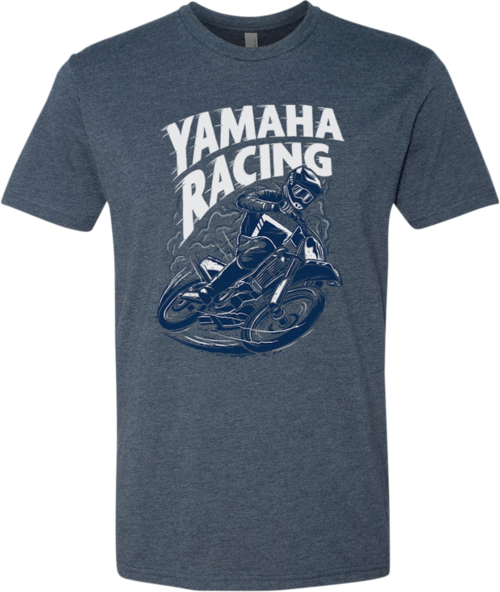 YAMAHA APPAREL Yamaha Racing Cycle T-Shirt - Indigo - 2XL NP21S-M1777-2X