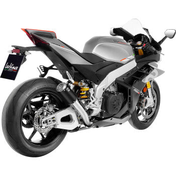 LEOVINCE LV Corsa S Black Edition Slip-On Muffler - Aprilia RSV4 Tuono V4 1811-4841 15401SBU