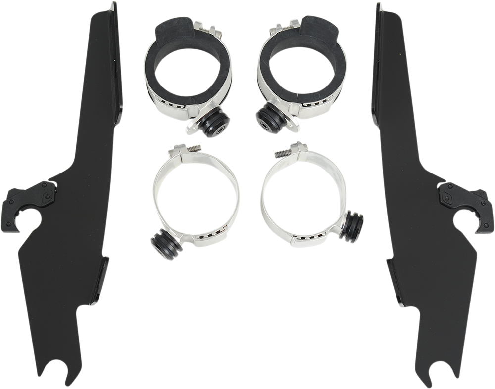 MEMPHIS SHADES Fats/Slim Trigger Lock Mounting Kit - XV 6/11 Classic - Black MEB8980