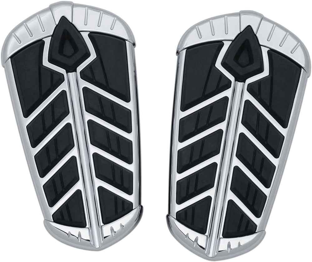 KURYAKYN Spear Floorboard Insert - Passenger - Chrome 5656