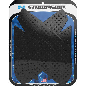 STOMPGRIP Traction Pad Tank Grips - Volcano - Black - SV 650 55-10-0136B