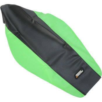 MOOSE RACING Seat Cover - Green/Black - Kawasaki KX 125/250 1999-2002 KX12599-43