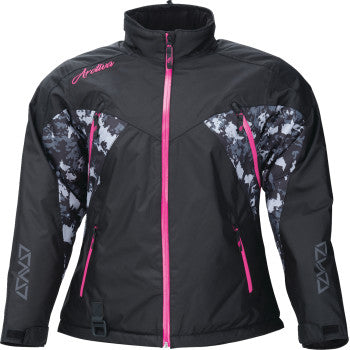 ARCTIVA Women's Pivot 7 Jacket - Black/Camo Gray/Pink - XL 3121-0850