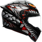 AGV K1 S Helmet - Lyzard - Matte Black/Gray/Red - Medium 2118394003-044-M
