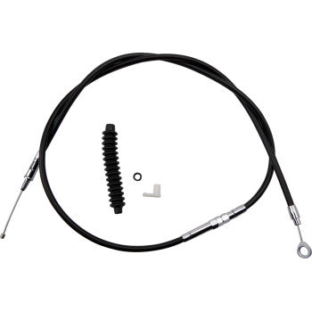 DRAG SPECIALTIES High-Efficiency Black Vinyl Clutch Cable 0652-3219