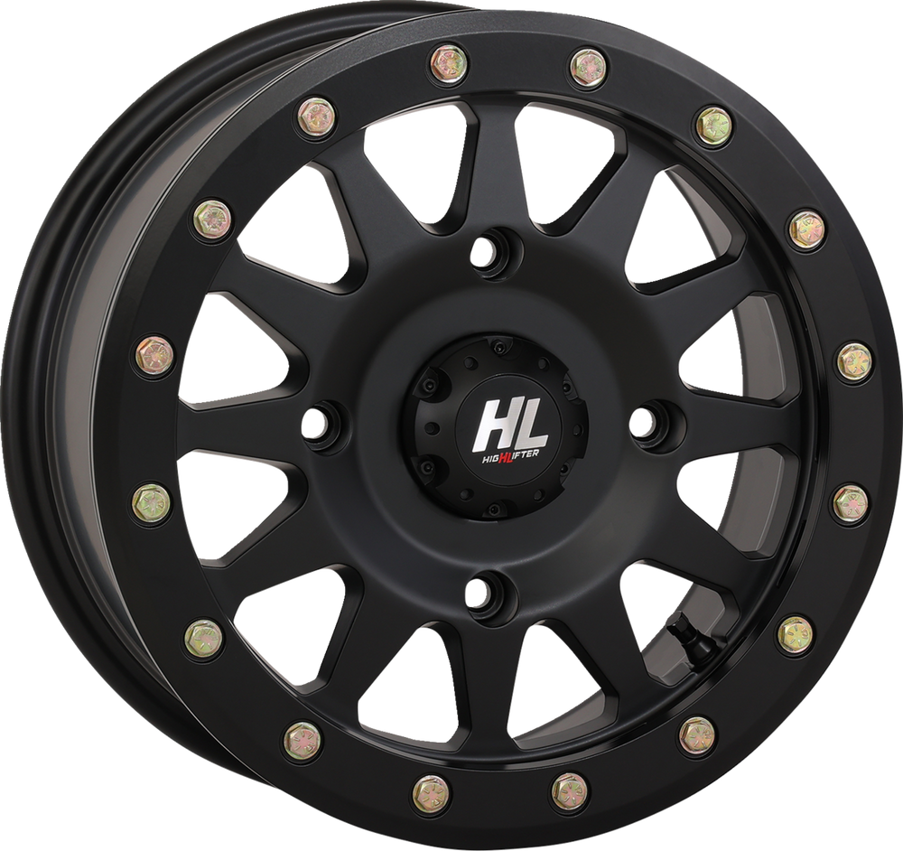 HIGH LIFTER Wheel - HLA1 Beadlock - Front/Rear - Matte Black - 15x7 - 4/137 - 5+2 (+40 mm) 15HLA1-1437
