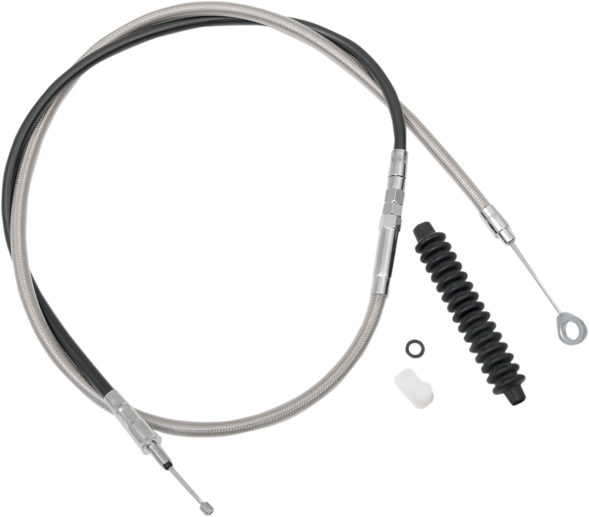 DRAG SPECIALTIES High-Efficiency Braided Stainless Steel Clutch Cable 5320300HE