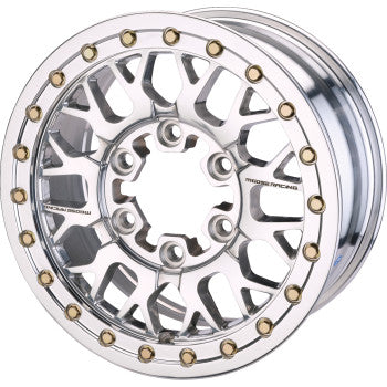 MOOSE RACING Wheel - 346X - Beadlock/6 Lug - Front/Rear - Silver - 15x7 - 6/5.5 - 5+2 346BLMO 157655P54