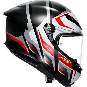 AGV K6 S Helmet - Karve - Matte Black/White/Red - 2XL 2118395002-025-XXL