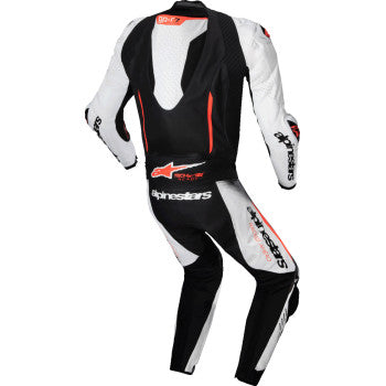 ALPINESTARS GP-R7 1-PC Leather Suit - White/Black/Red - US 38 / EU 48 3150125-233-48