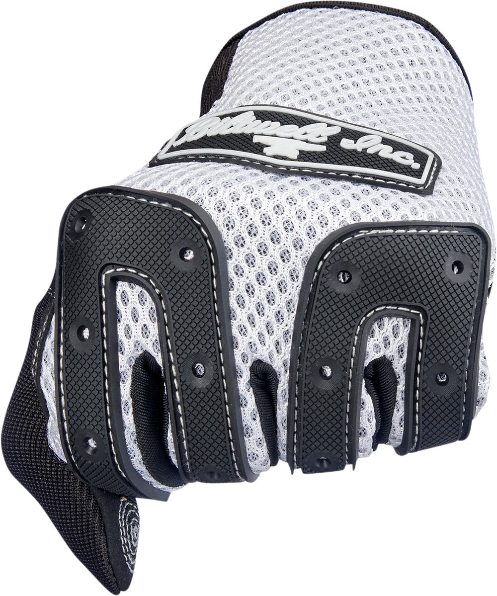 BILTWELL Anza Gloves - White - Medium 1507-0401-003