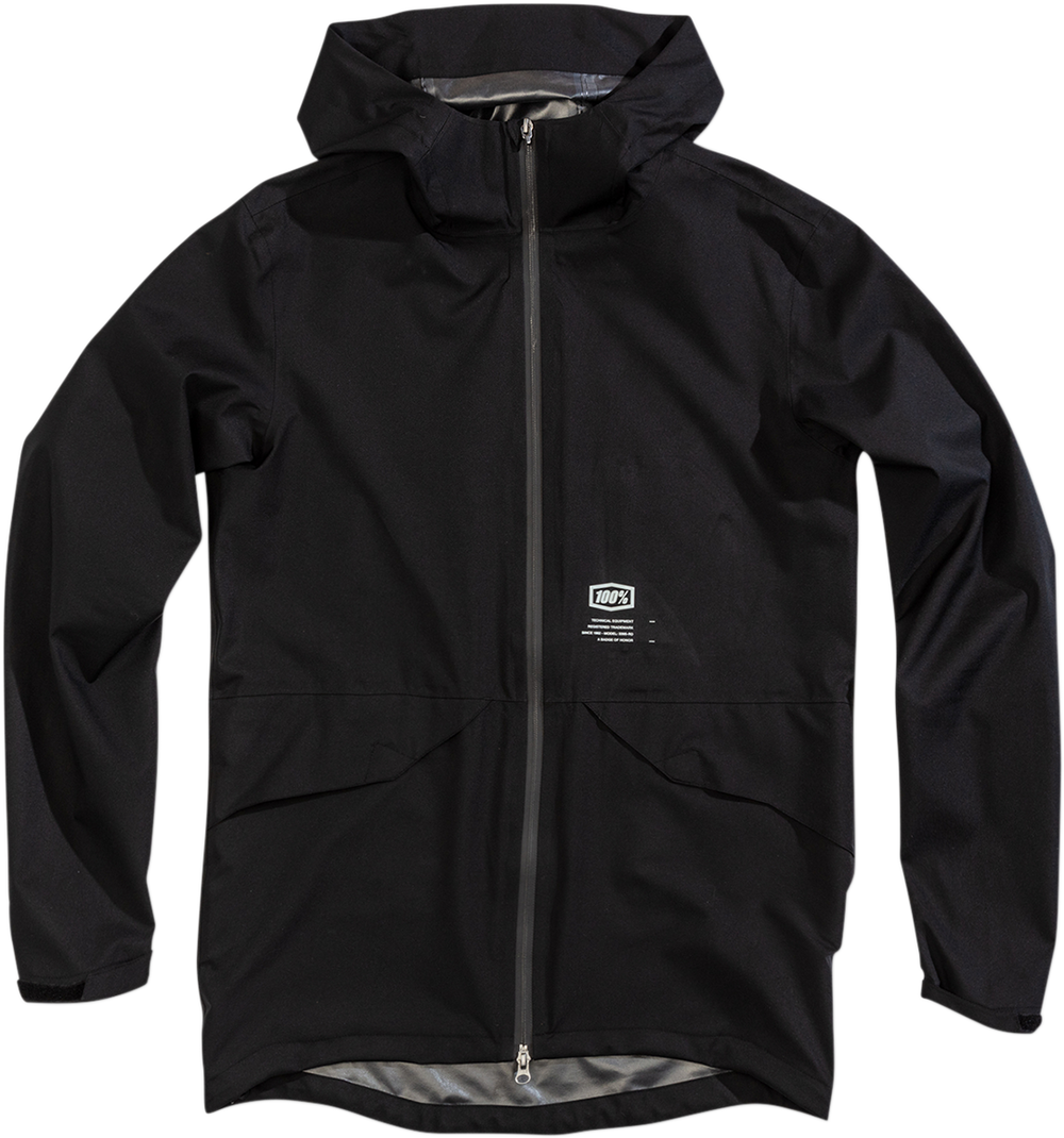 100% Hydromatic Parka - Black - Large 39009-001-12