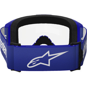 ALPINESTARS GOGGLES Vision 3 Goggle - Wordmark - Blue - Clear Lens 5103325-7189
