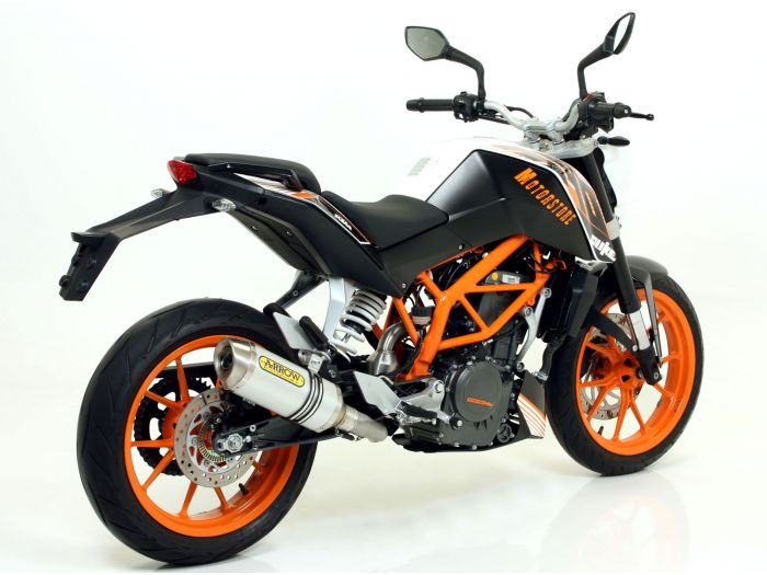 71813AO  Arrow Thunder Exhaust, Aluminum for KTM RC 125 / Duke 390 / RC390 2013-2016
