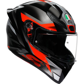 AGV K1 S Helmet - Fastlap - Black/Gray/Red - Large 2118394018064L