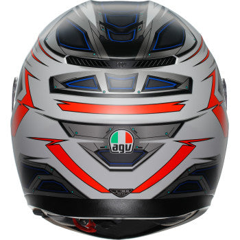 AGV K3 Helmet - Space - Matte White/Red Fluo - Large 2118381004-020-L