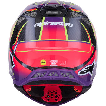 ALPINESTARS Supertech M10 Helmet - MIPS® - Era - Gloss Pink/Violet/Yellow Fluo - XL 8301223-3145-XL