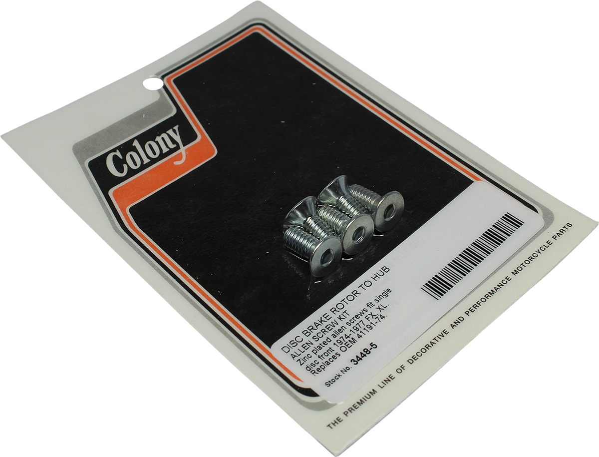 COLONY Brake Rotor Screw Kit 3448-5