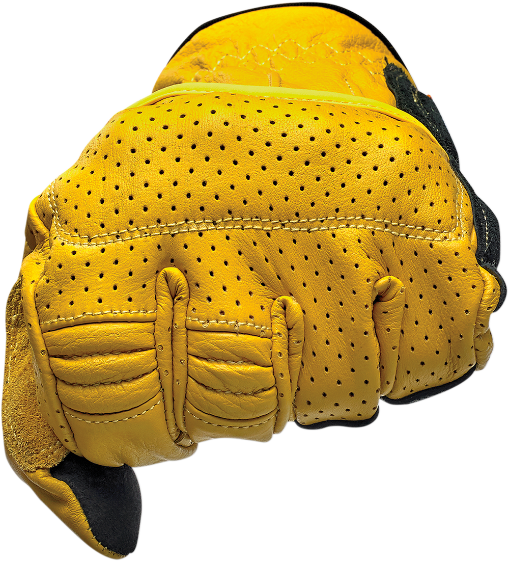BILTWELL Borrego Gloves - Gold/Black - XS 1506-0701-301