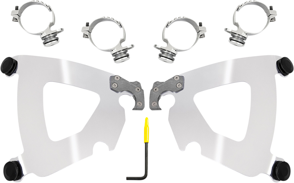 MEMPHIS SHADES Road Warrior Trigger-Lock Mounting Kit - Black - XL MEB2059