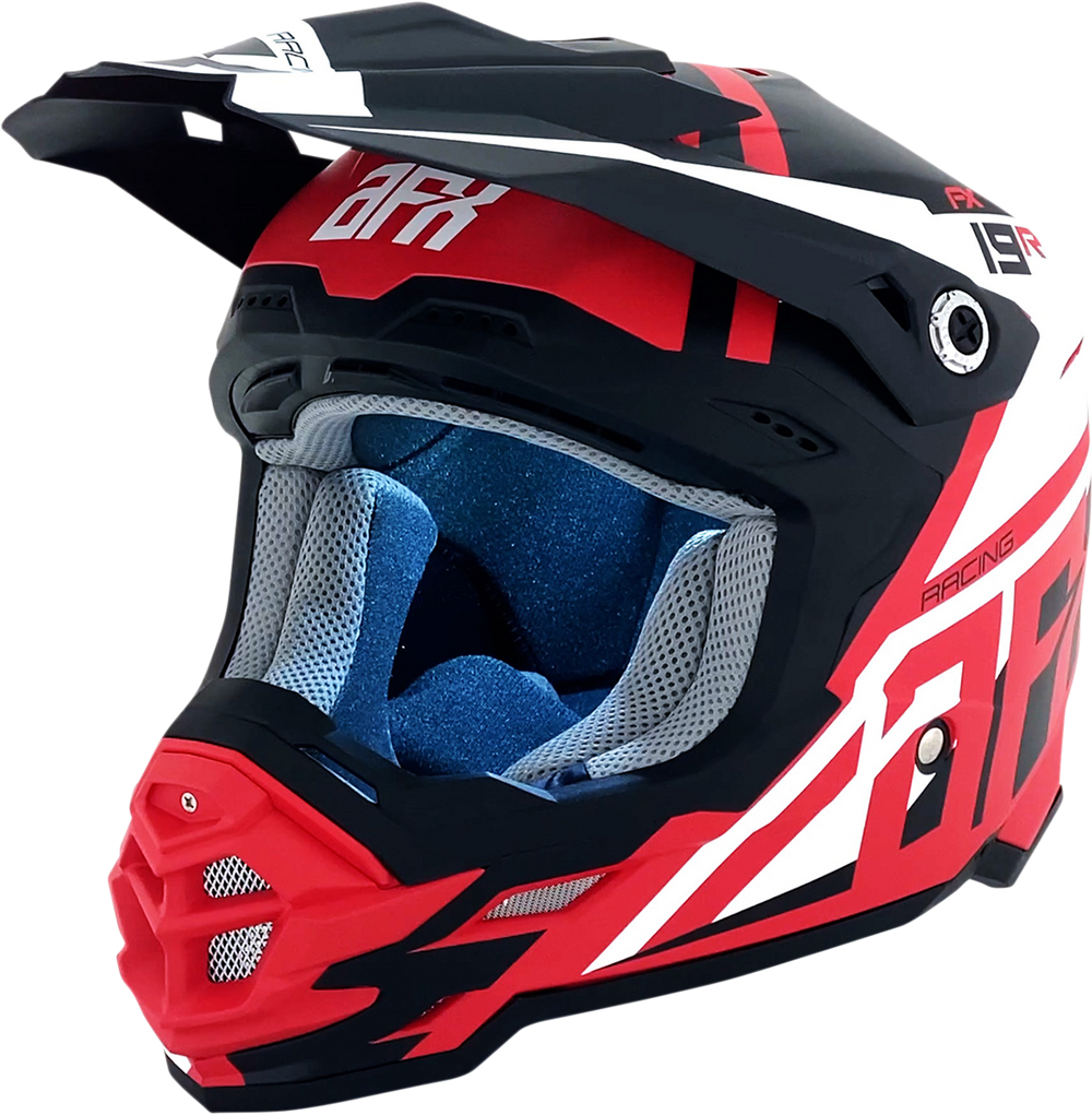 AFX FX-19R Helmet - Racing - Matte Red - Large 0110-7065