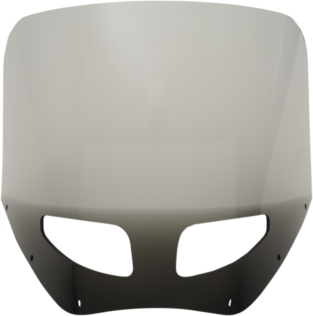 MEMPHIS SHADES Road Warrior Windshield - Vented - Black Smoke - 13" MEP87512