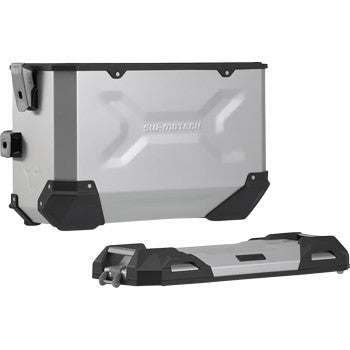 SW-MOTECH TRAX ADV Aluminum Case System - Silver - BMW R 1200/1250 R '14-'24 KFT.07.573.70000/S