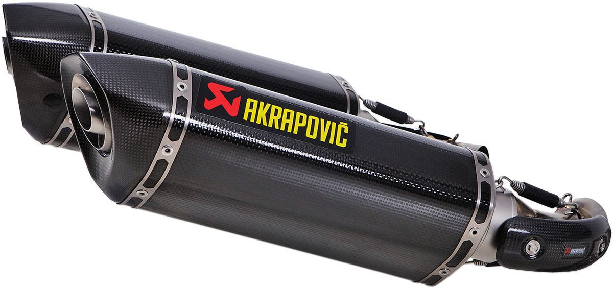 AKRAPOVIC Mufflers - Carbon Fiber Ducati Monster 696/ 796/1100 S-D10SO7-HZC 1811-2653