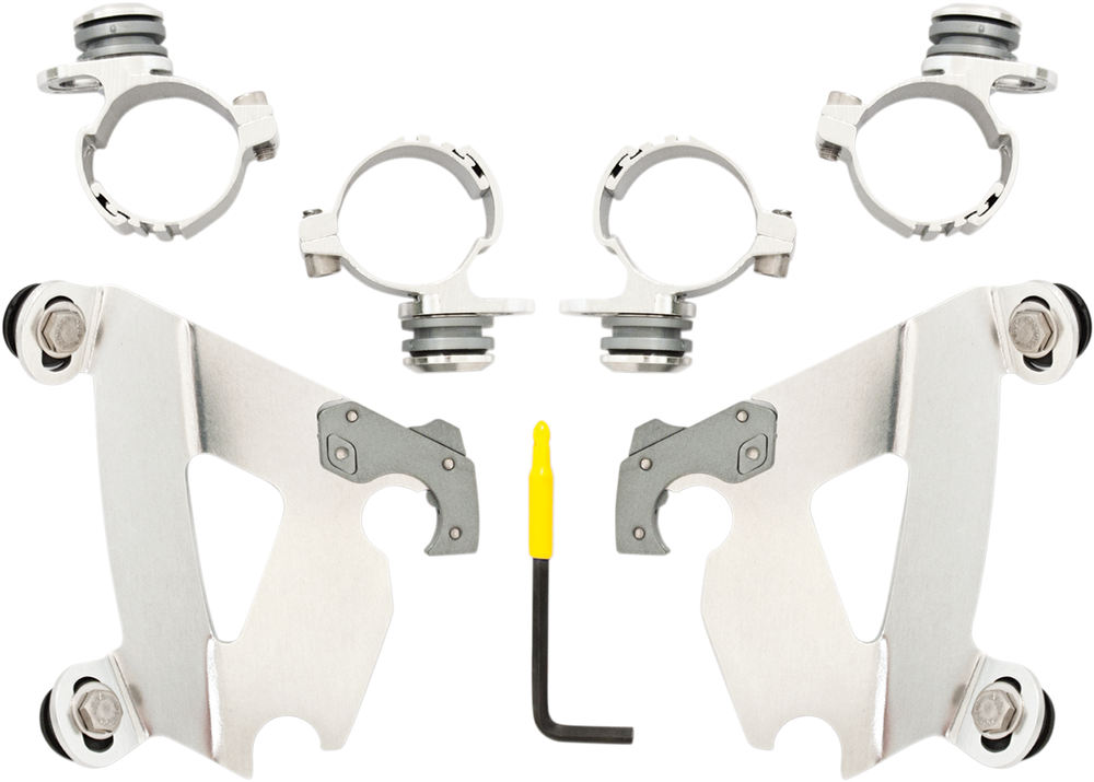 MEMPHIS SHADES Cafe Mounting Kit - Polished - XLC MEK1997