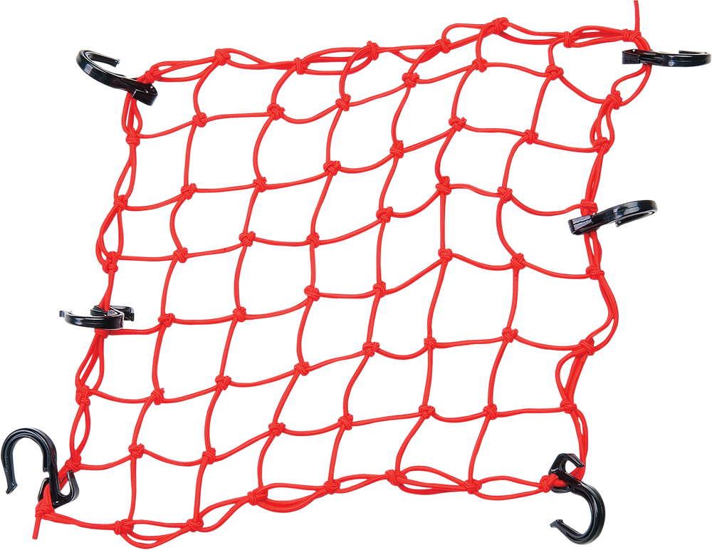 POWERTYE MFG. Adjustable Cargo Net - Red 50151