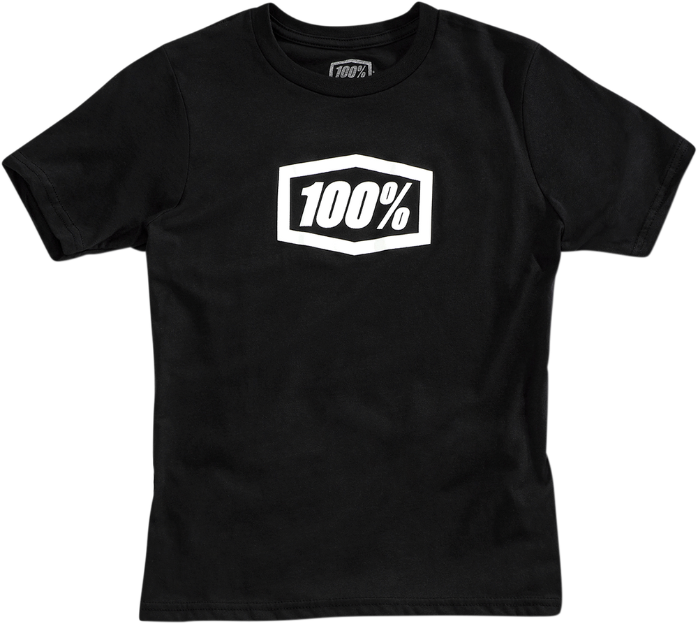 100% Youth Icon T-Shirt - Black - Medium 20001-00005
