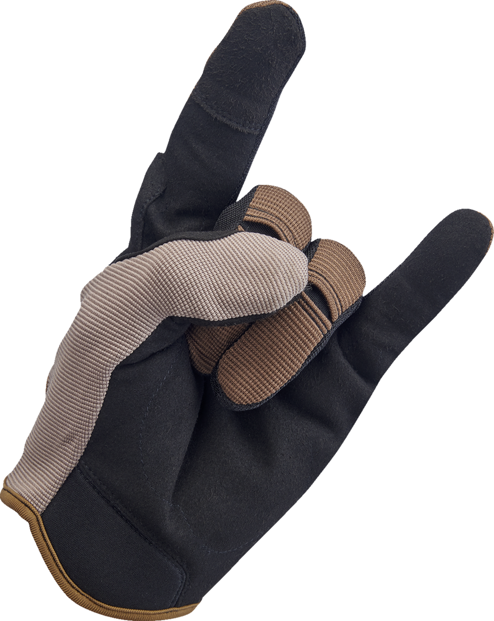 BILTWELL Moto Gloves - Coyote/Black - Medium 1501-1301-003