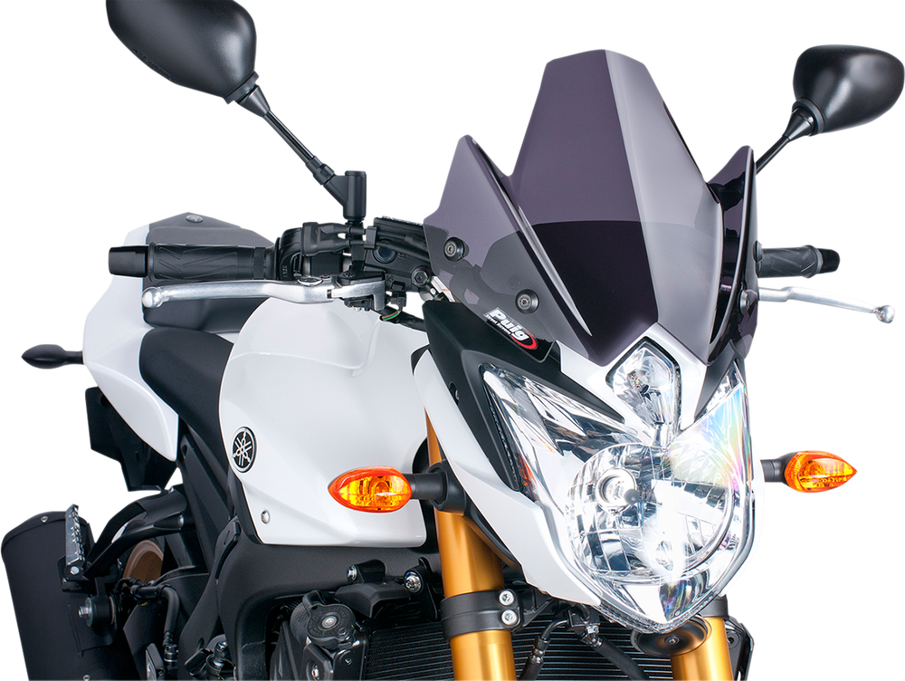 PUIG HI-TECH PARTS New Generation Windscreen - Dark Smoke - FZ8 5872F