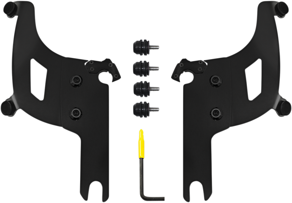 MEMPHIS SHADES Bullet Mounting Kit - Black - FLHRS/XS MEB2042