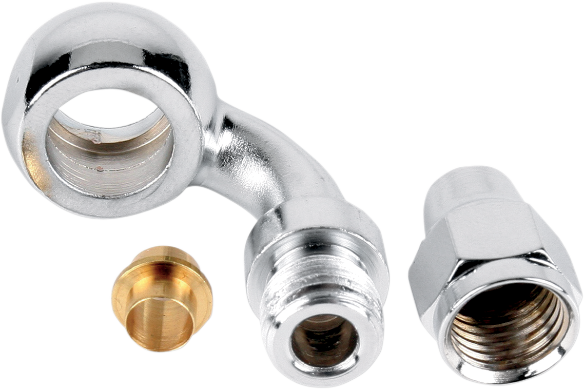DRAG SPECIALTIES Banjo Fitting - 3/8"/10mm - 35 Degree 350 1742-0105