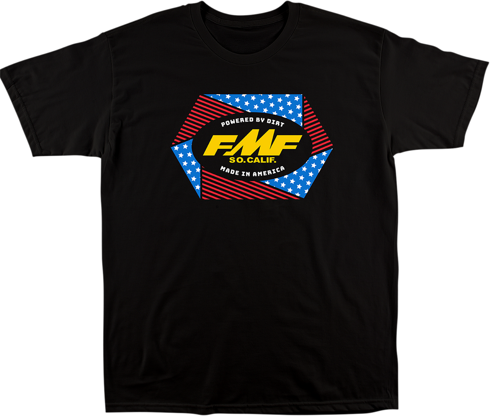 FMF Geometry T-Shirt - Black - Small SU21118901BKSM 3030-20691
