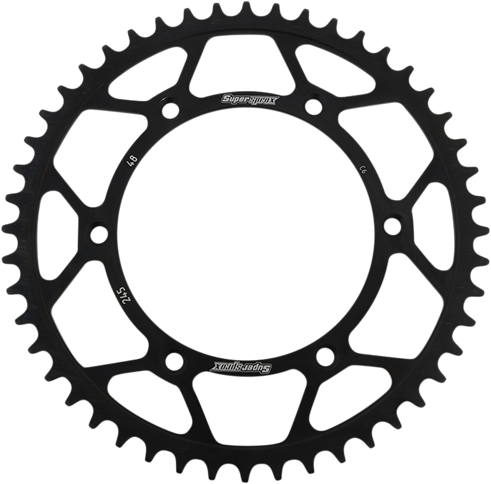 SUPERSPROX Steel Rear Sprocket - 48 Tooth RFE-245-48-BLK