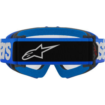 ALPINESTARS GOGGLES Youth Vision Goggle - Blaze - Blue - Clear Lens 5140325-7189
